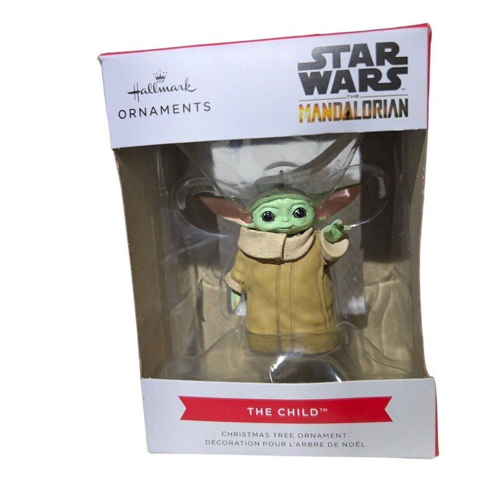 Hallmark 2021 Mandalorian THE CHILD Baby Yoda Star Wars Christmas Tree Ornament